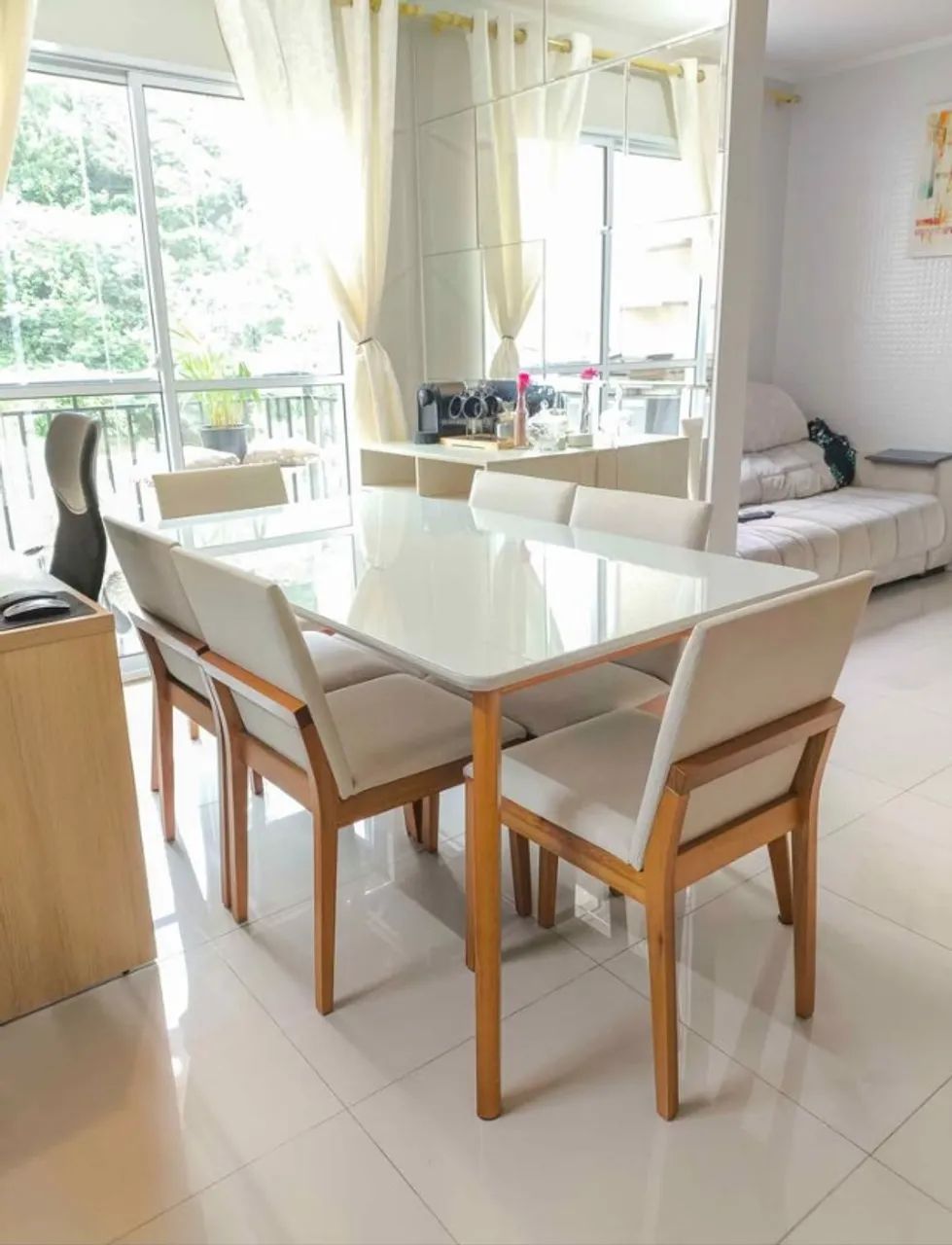 Mesa Jantar Off White