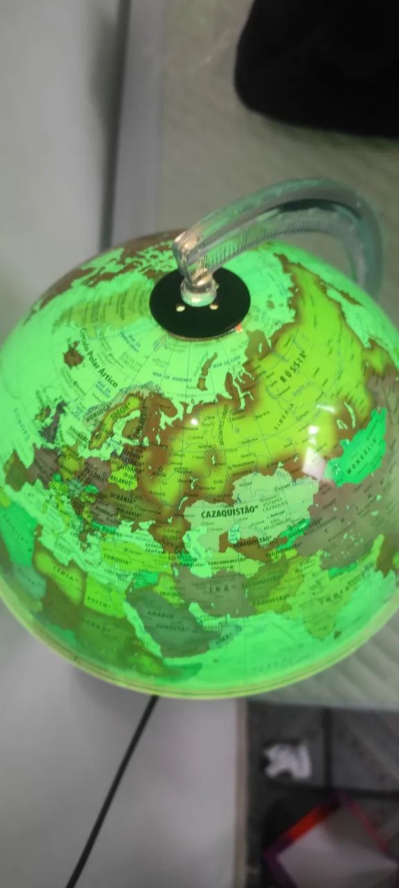 Globo terrestre de mesa abajur  - Foto 2