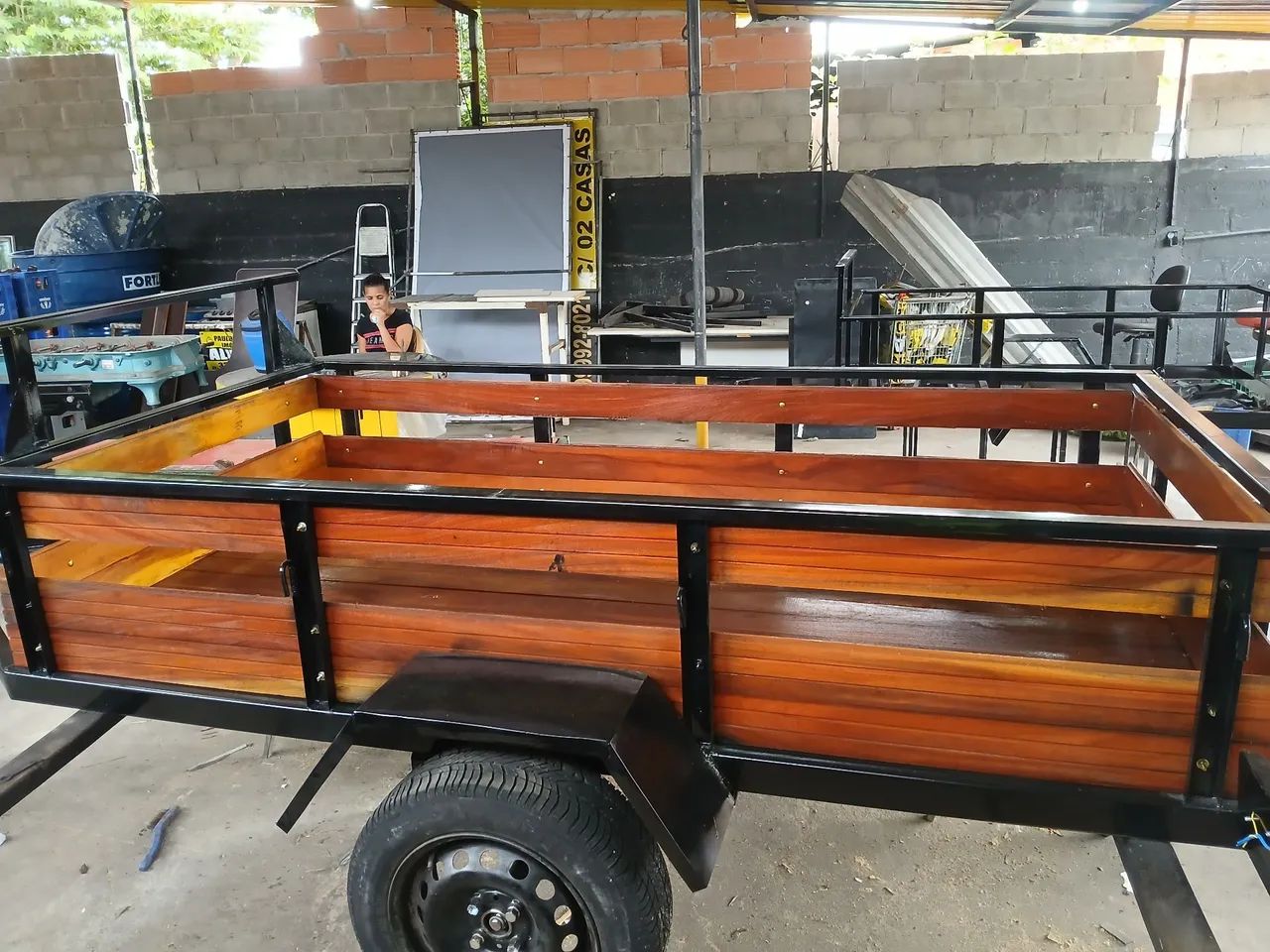 Reboque fazendinha 2,5x 1,3 novo