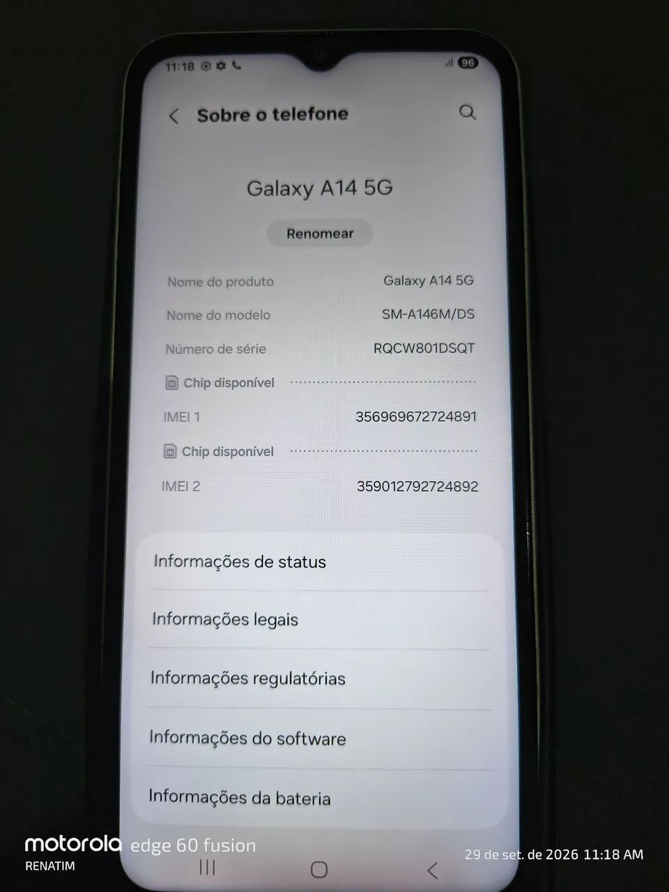 Celular Galaxy A14 5G  - Foto 5
