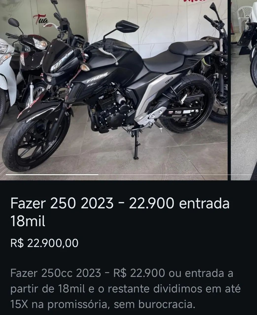 Motos com entrada+promissórias, vários modelos  - Foto 8