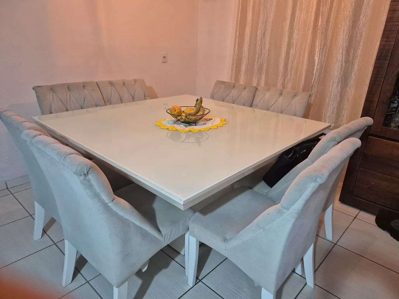 Mesa de 8 lugares com 8 poltronas. - Foto 3