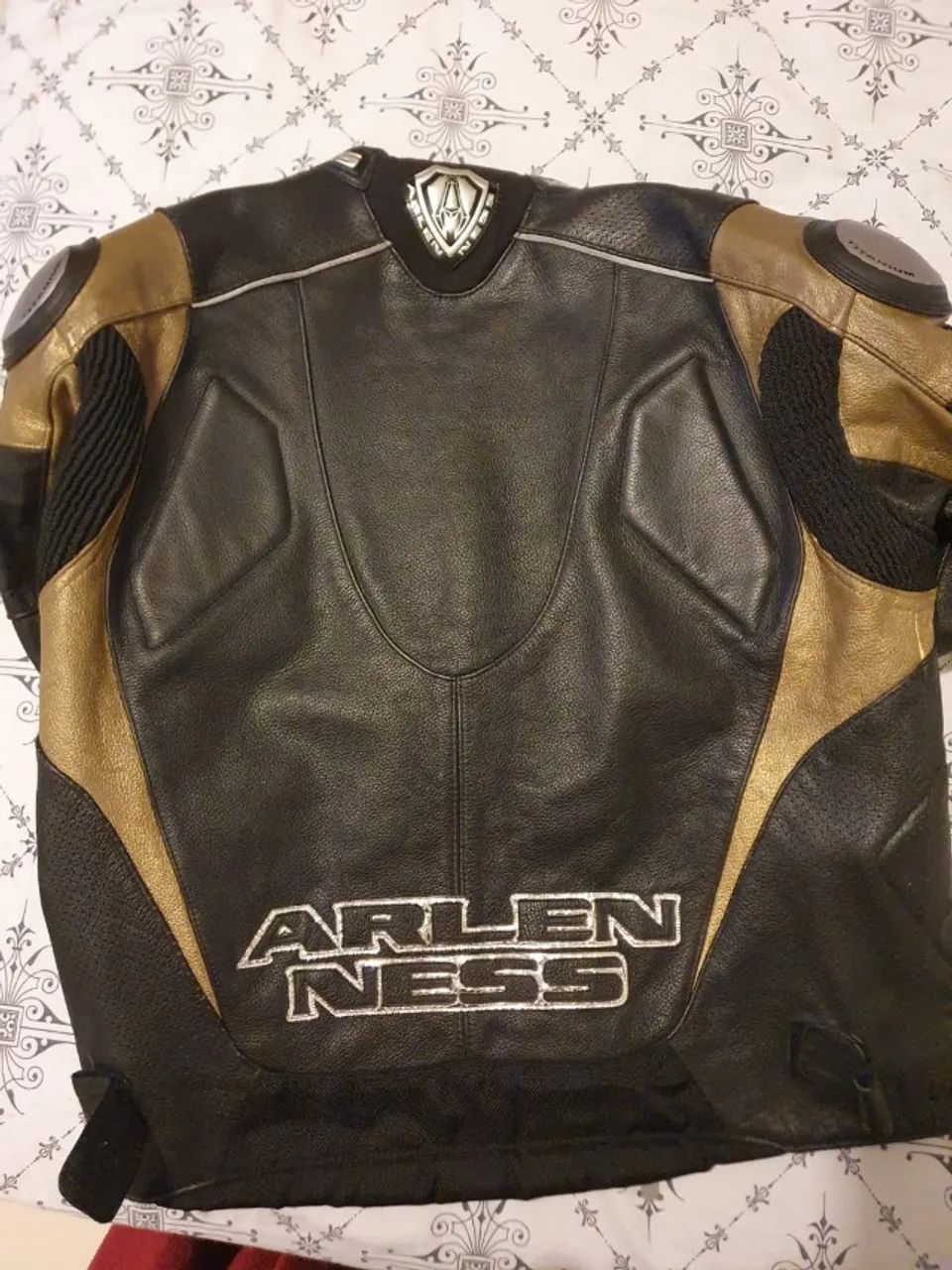 Jaqueta Arlen Ness Titanium Couro de Kanguru - Tamanho 52 - Roupas