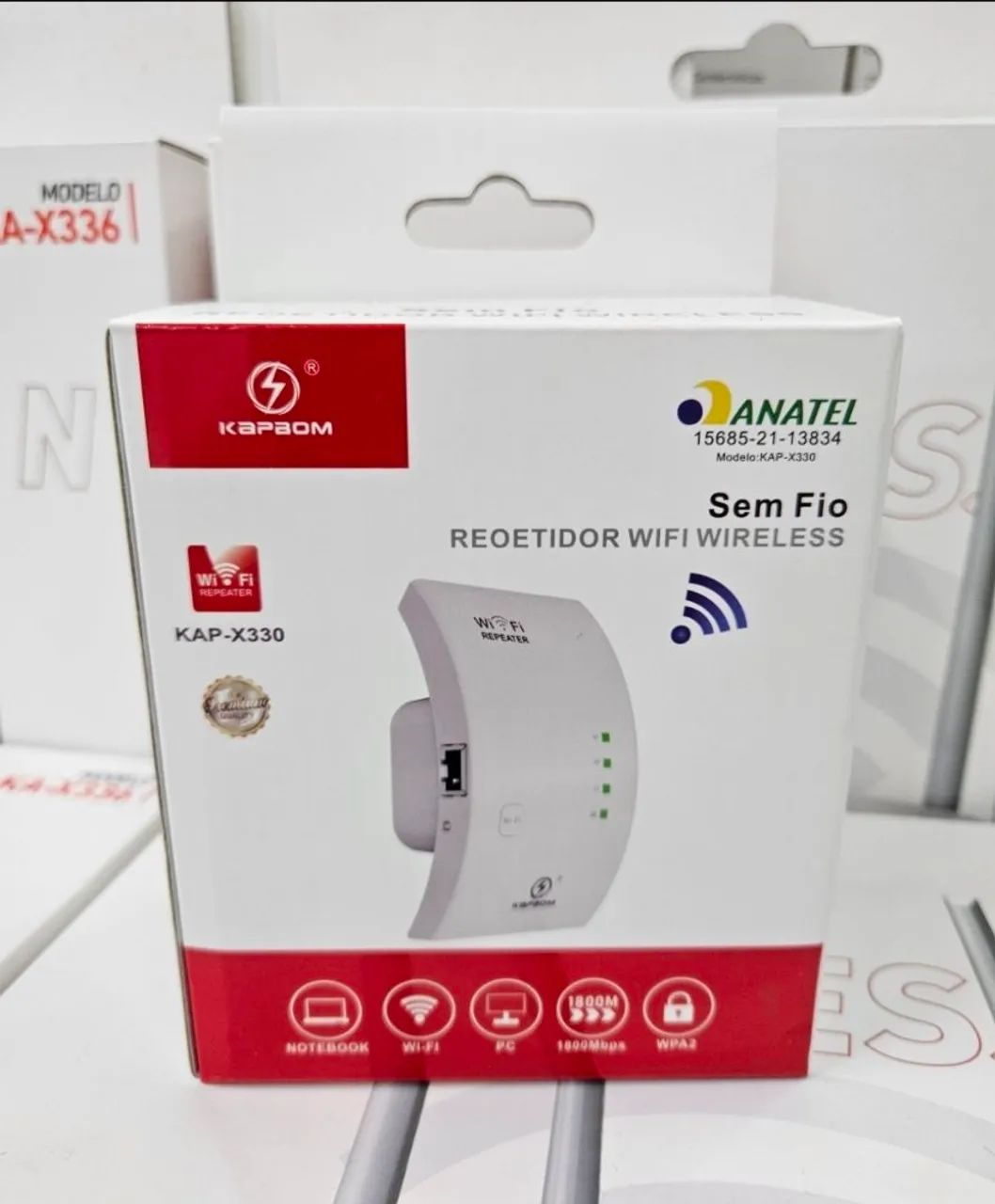 Repetidor de Sinal Wi-Fi.