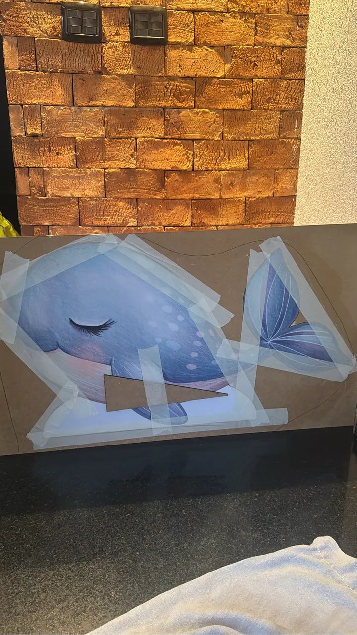 Display de chão baleia linda  - Foto 2