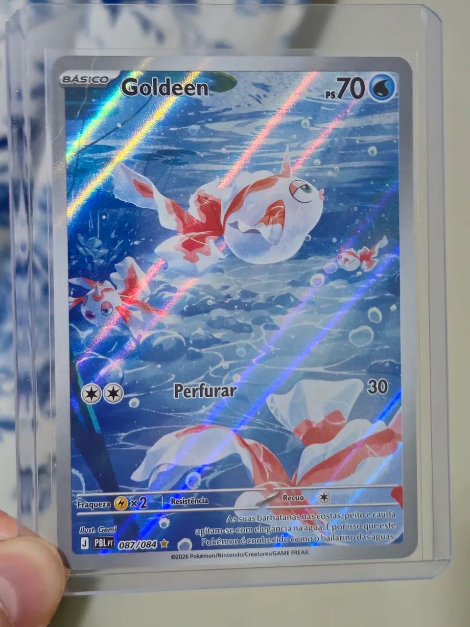 Goldeen 087/084 FULL ART POKEMON TCG