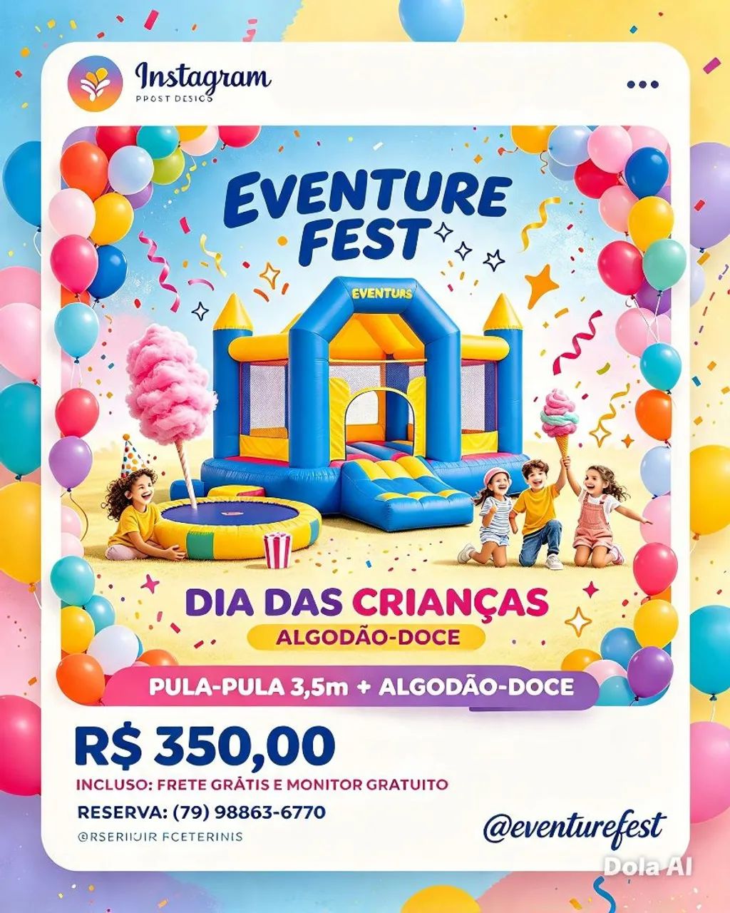Pula-Pula e Algodão-doce 