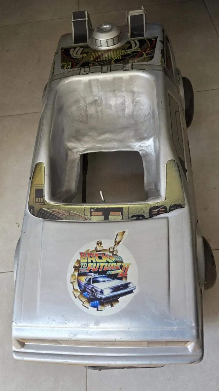Carro para criança elétrico raro De volta para a futuro Delorean para reforma - Foto 2