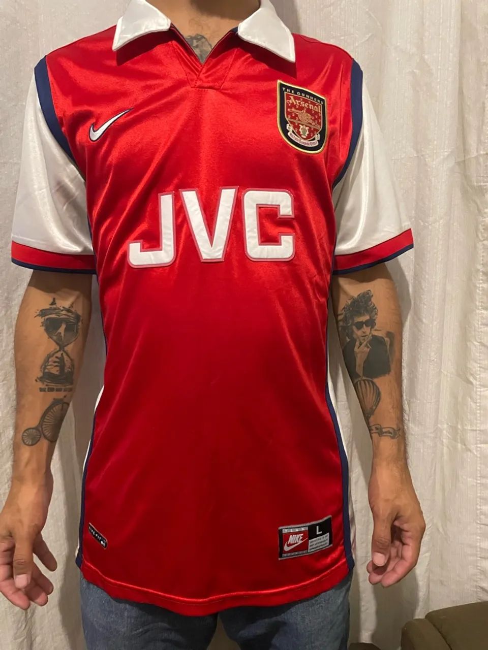 Camisa arsenal original de época