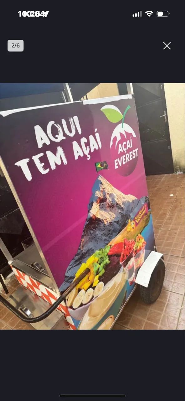 Carrinho de açaí com 2 freezer - Foto 5