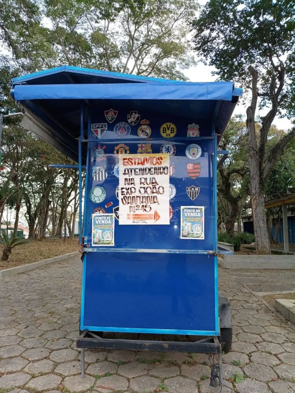 Banca trailer bom para lanche e espetinho 