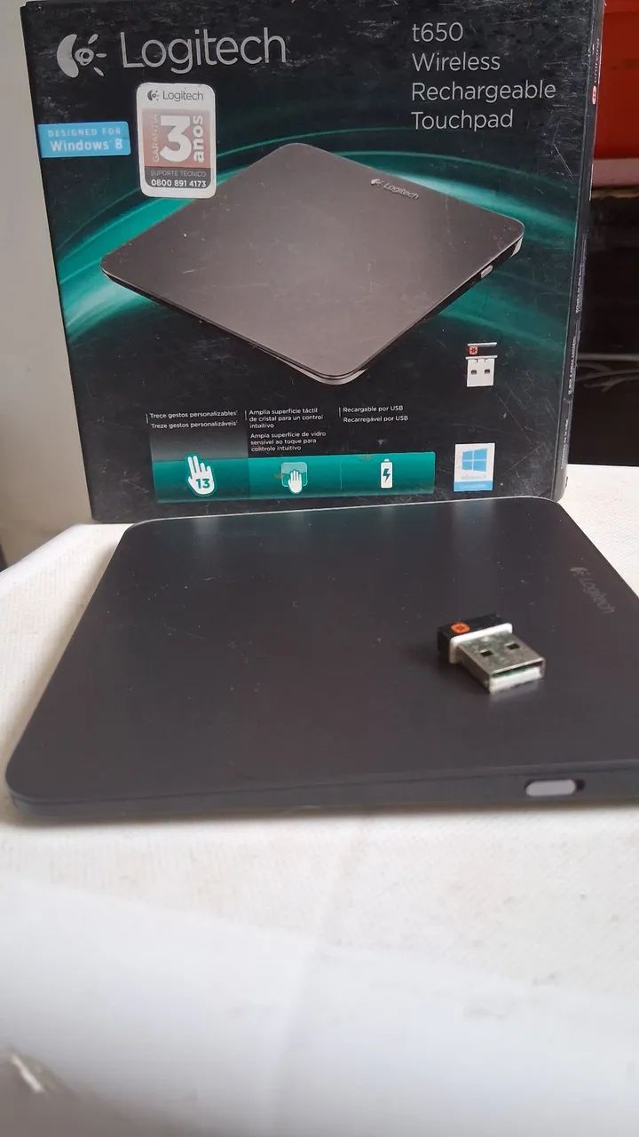 Logitech t650 touchpad rechargeable - Foto 2