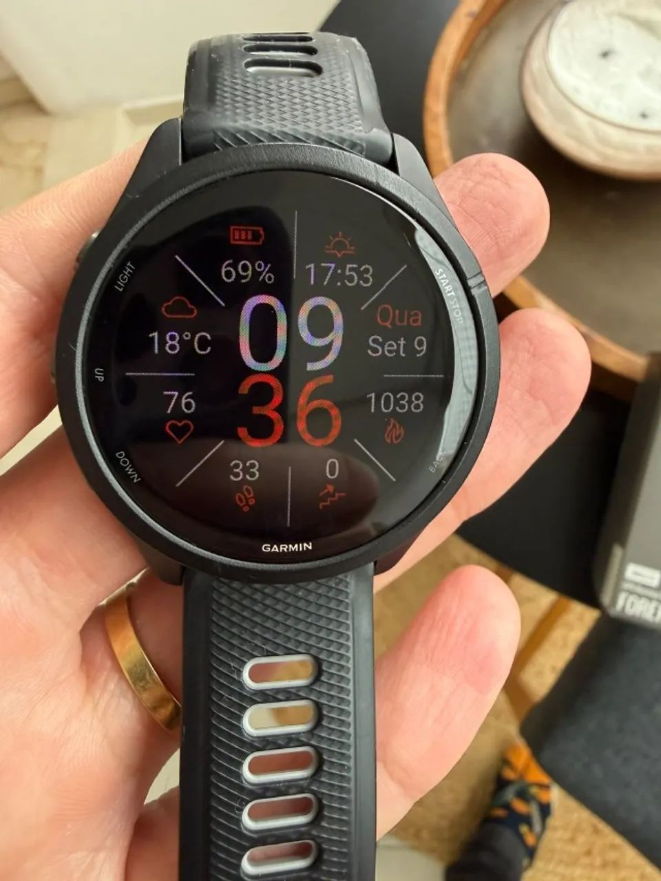 Relógio Garmin Forerunner 265 - Preto - Foto 2
