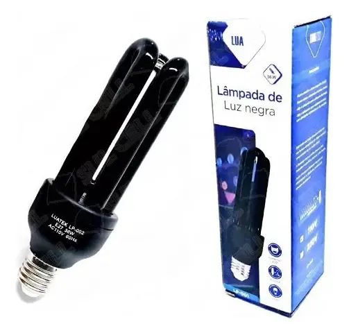 Lâmpada Led De Luz Negra