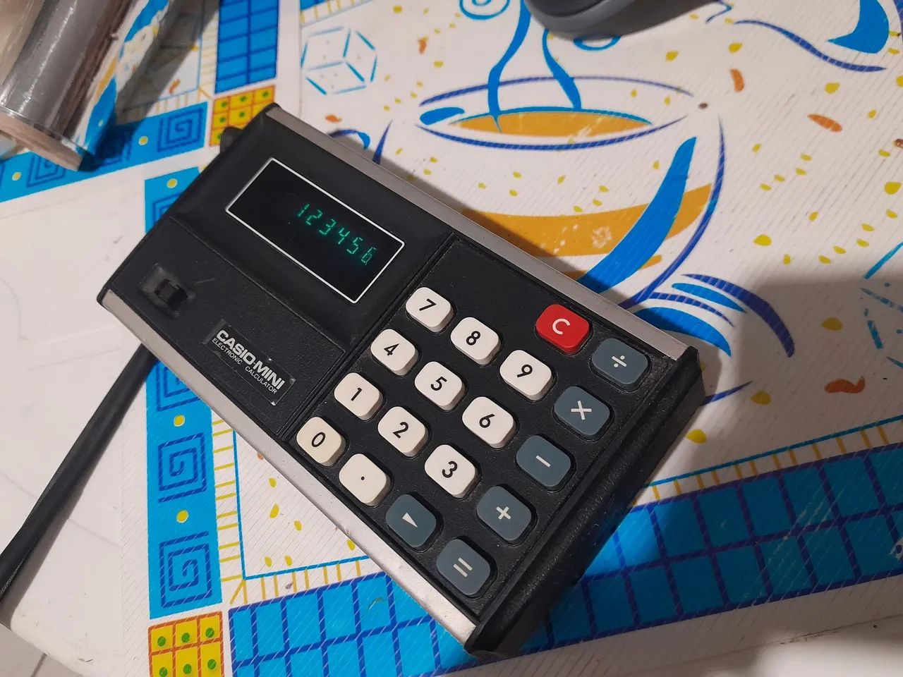 Raridade 1972: Calculadora Casio Mini CM-603 - Vintage/Colecionador