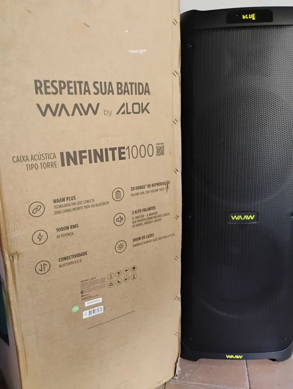 Caixa de som alok infinite 1000 - Foto 2