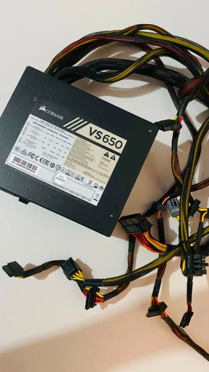 Fonte Corsair VS650 - Foto 2