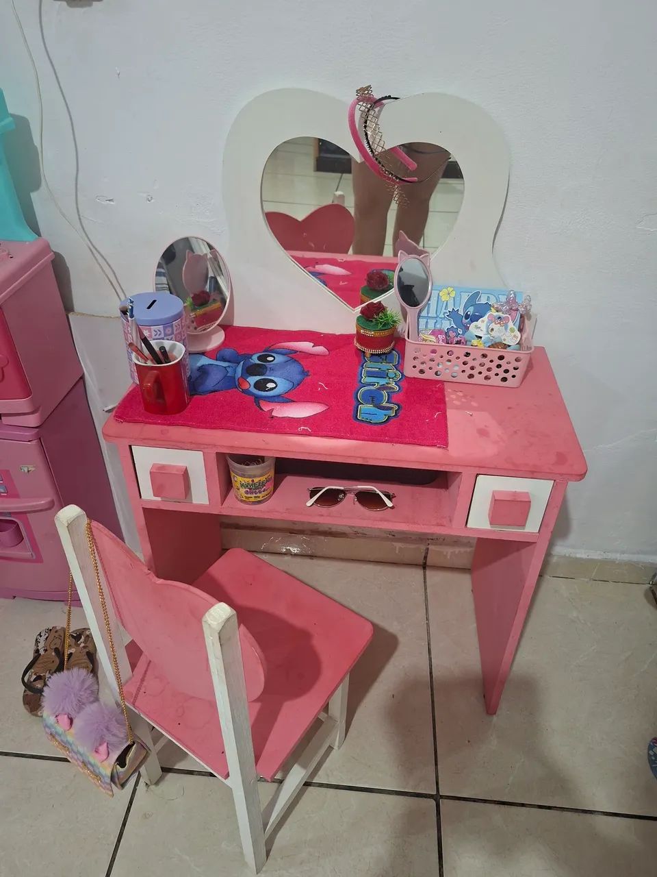 Vendo cama infantil e mini penteadeira - Foto 5
