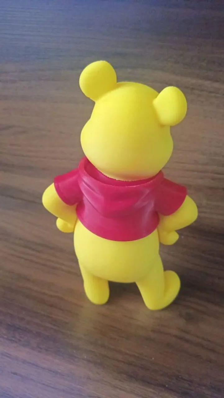 Ursinho Pooh 23 cm Impresso em 3D - Foto 4