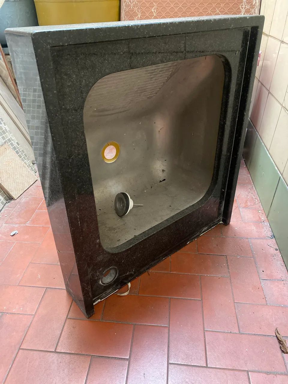 Tanque com Cuba inox