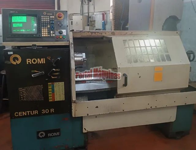 Torno CNC ROMI CENTUR 30R - 430x1000mm (Retificado)