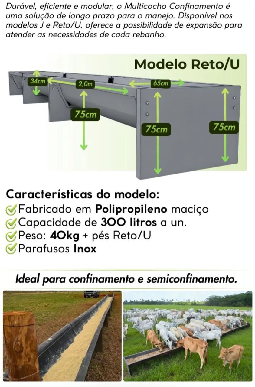 Cochos para ração/ sal ou proteinado - Foto 4