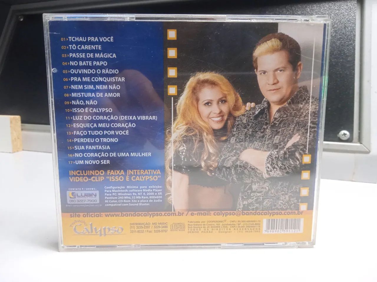 Cd original Banda Calypso Volume 8 conservado  - Foto 3