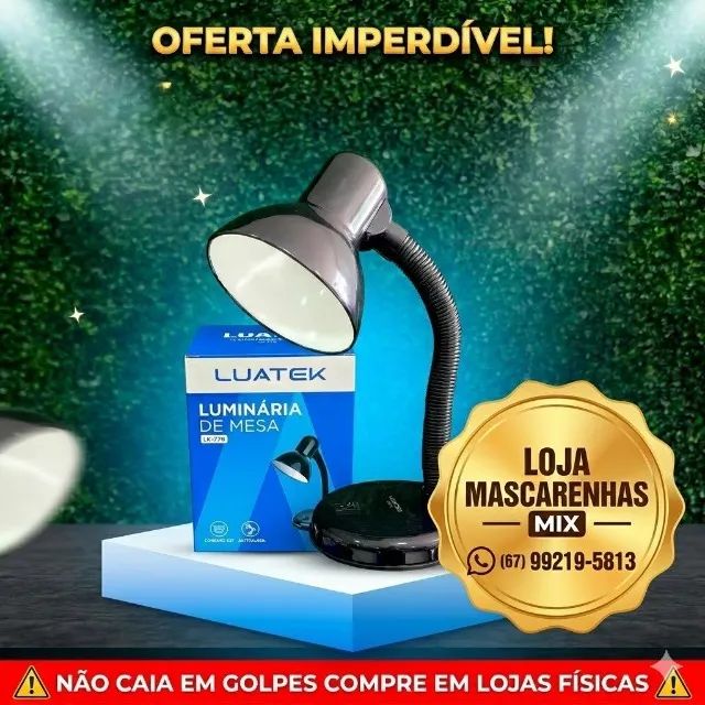 LUMINÁRIA DE MESA ARTICULADA Cod: 0198