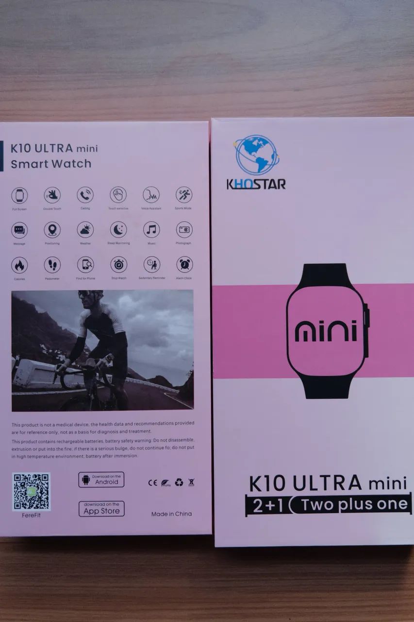 Smartwatch K10 Ultra Mini Khostar - iPhone e Android