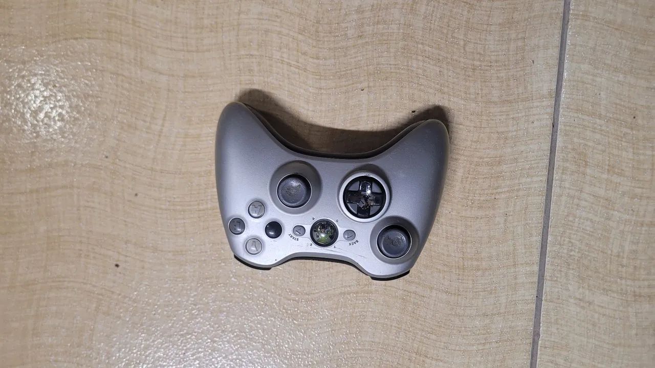 Controle xbox edição e cabo componente 