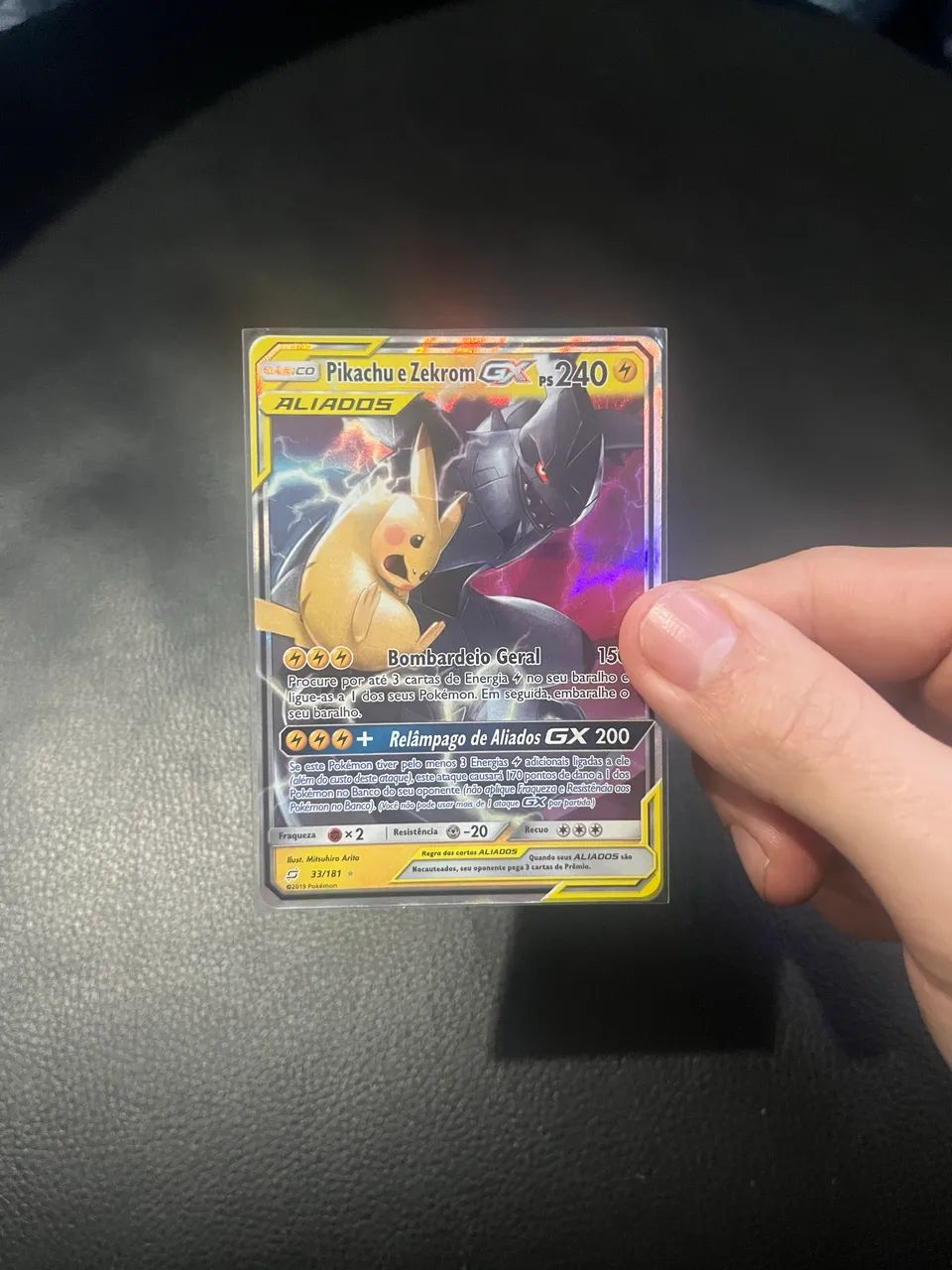 Pikachu e Zekrom NM Pokemon TCG - Foto 4