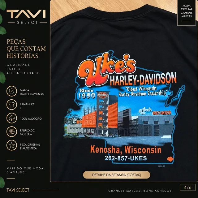 Camiseta Harley-Davidson 105 Years - Foto 4