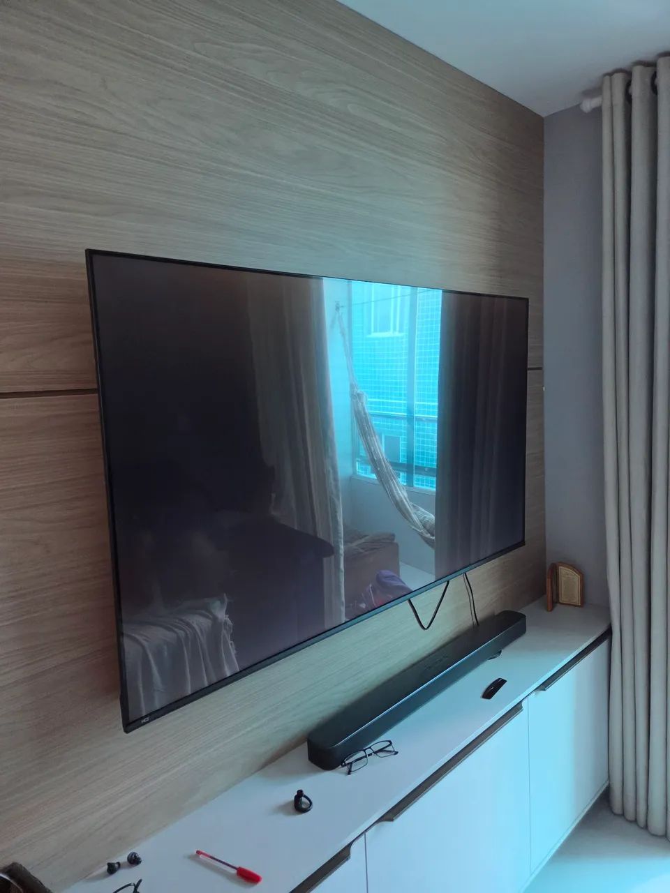 TV 65 polegadas 1 mês de uso - Foto 3