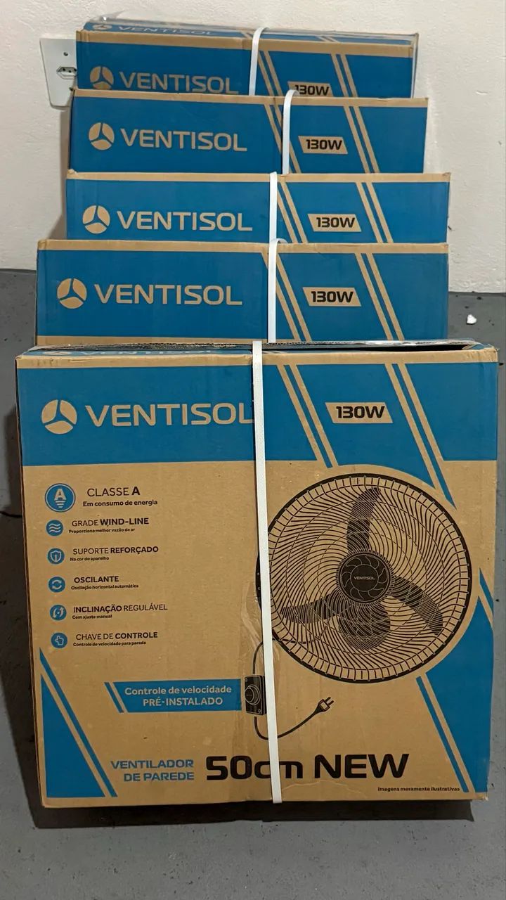Ventilador de parede Ventisol 50 centímetros 