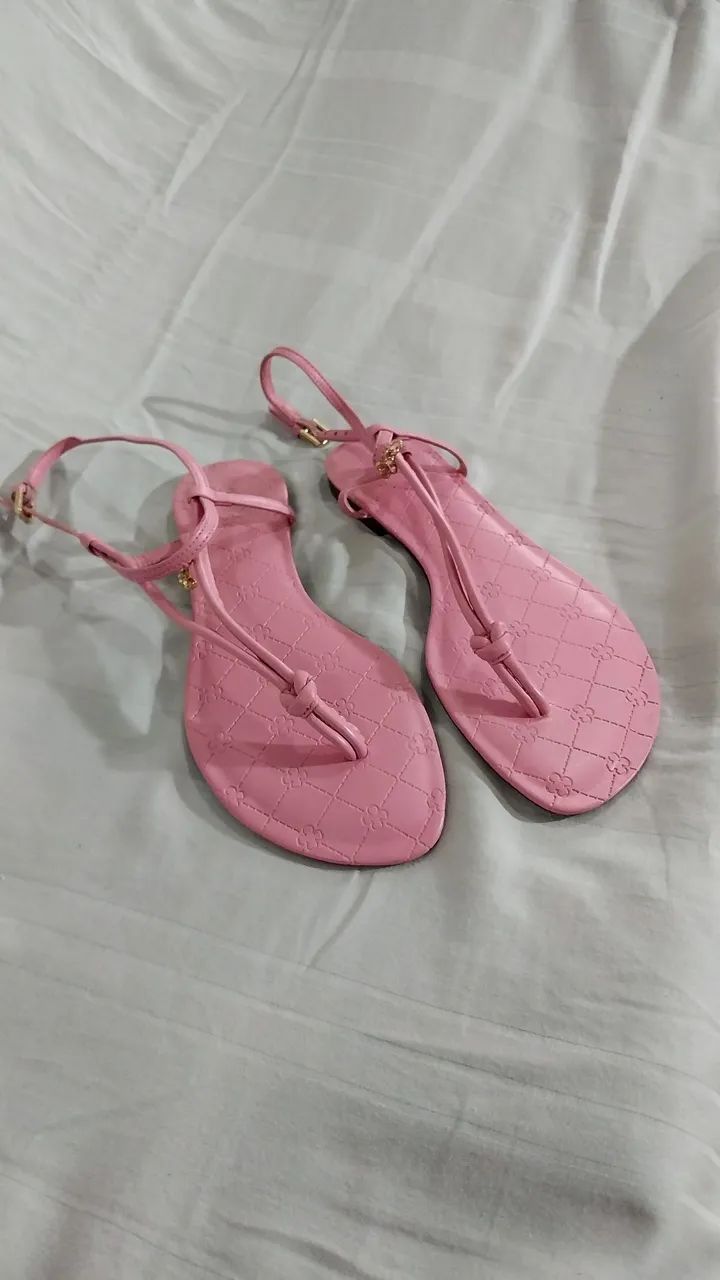 Rasteira Capodarte 37 rosa