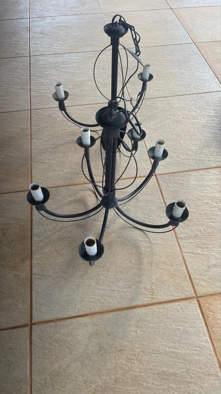 Luminárias tipo castiçal  - Foto 4