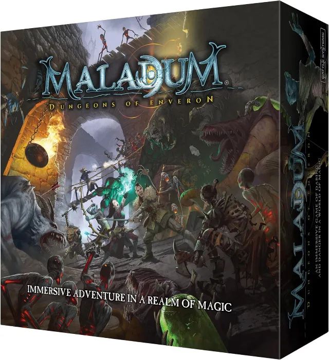 Maladum Dungeons of Enveron Board game jogo tabuleiro