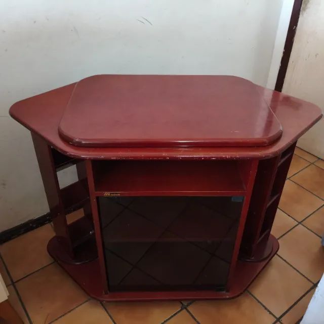 Raque para TV Antigo Madeira de Qualidade