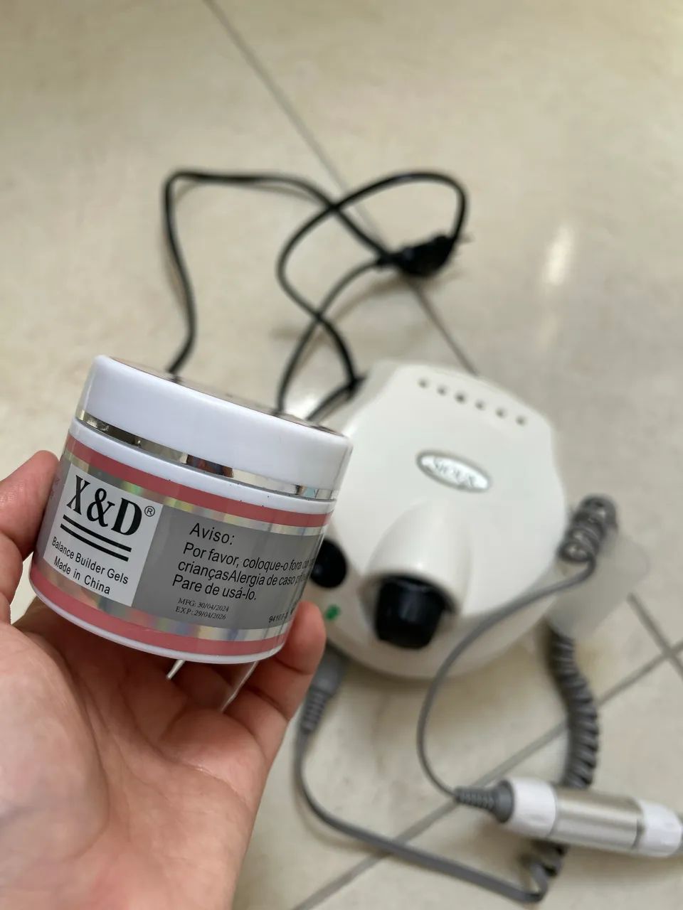 Motorzinho de unha + gel 56g brinde