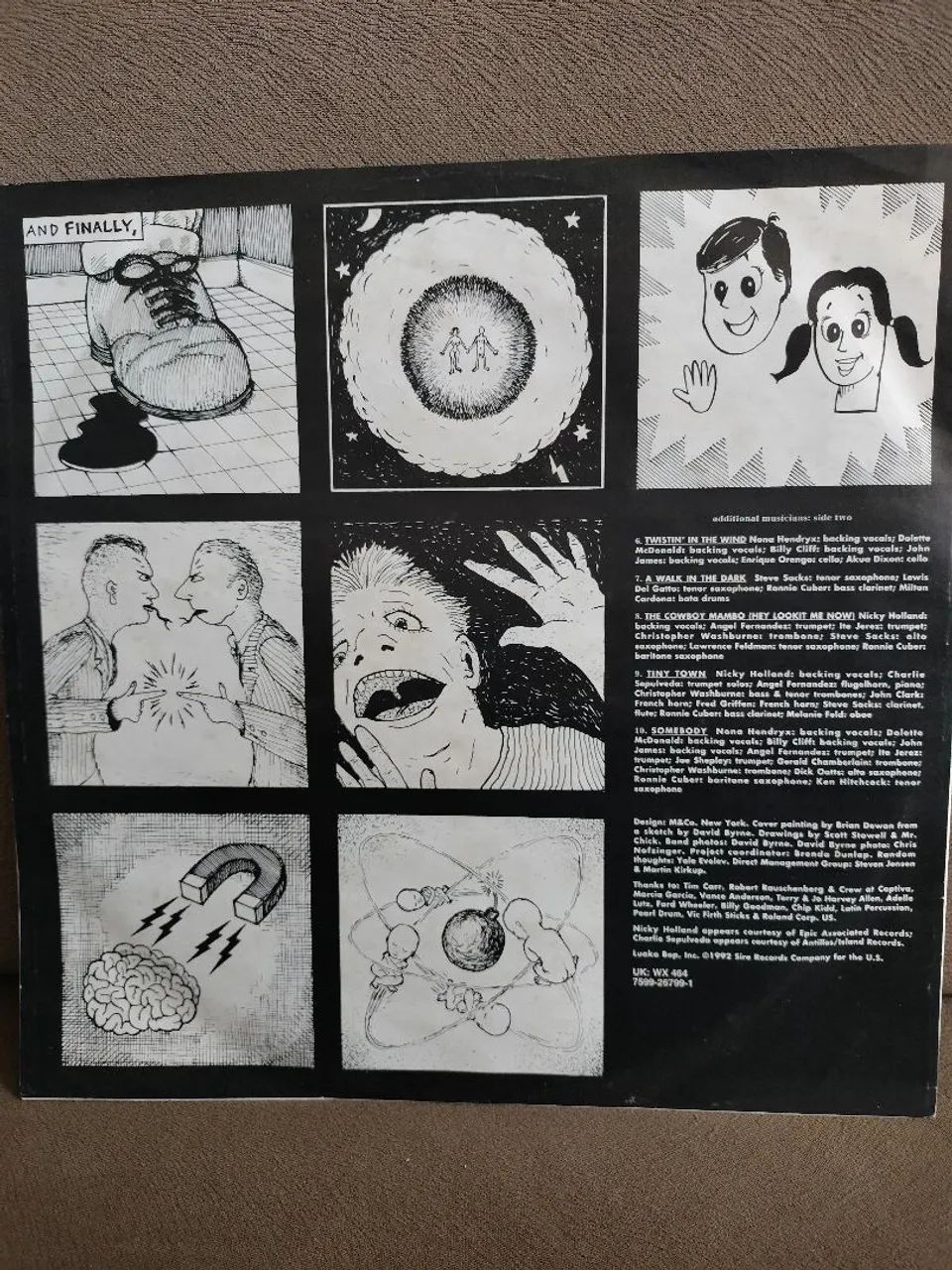 LP Vinil David Byrne - Uh-Oh 1992 - Importado  - Foto 4
