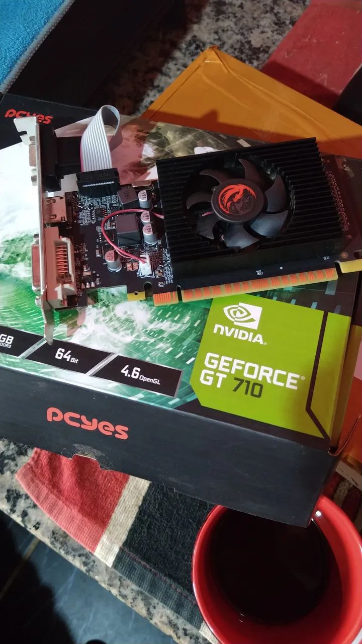 Placa de vídeo PCyes GeForce GT 710