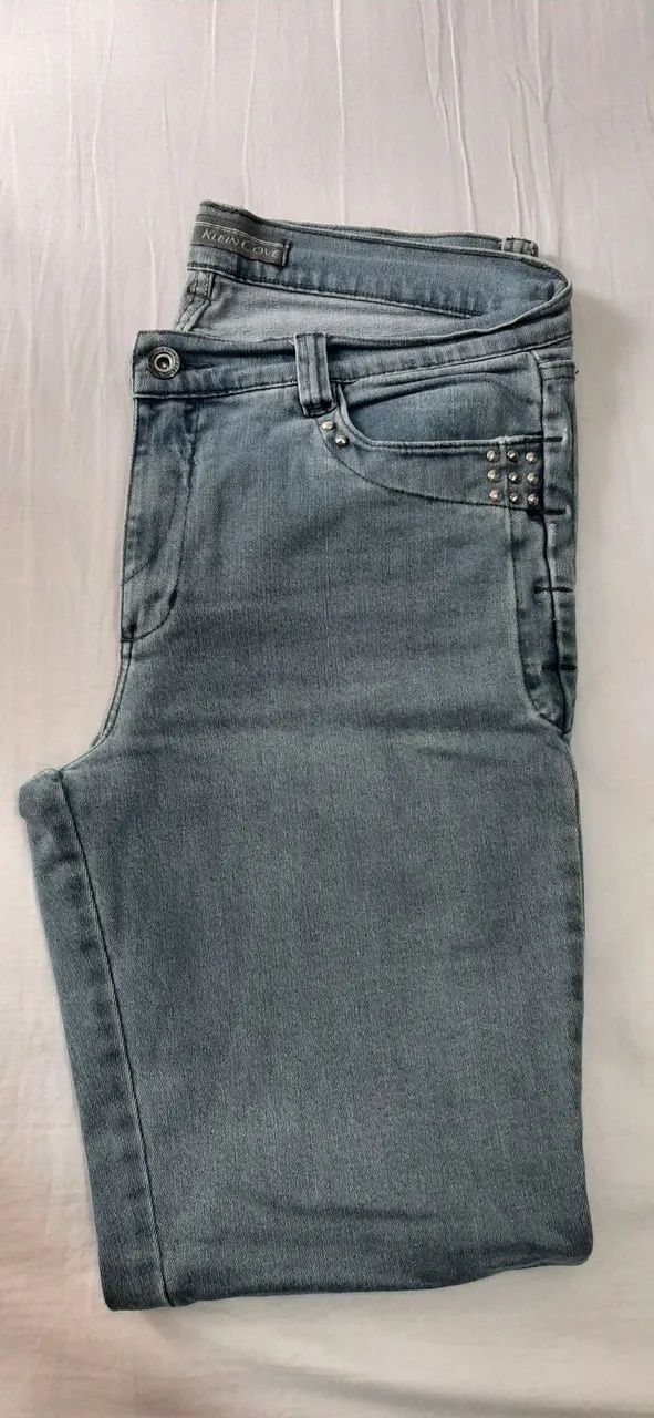 Calça jeans clara Klein Cove 48 - Foto 3