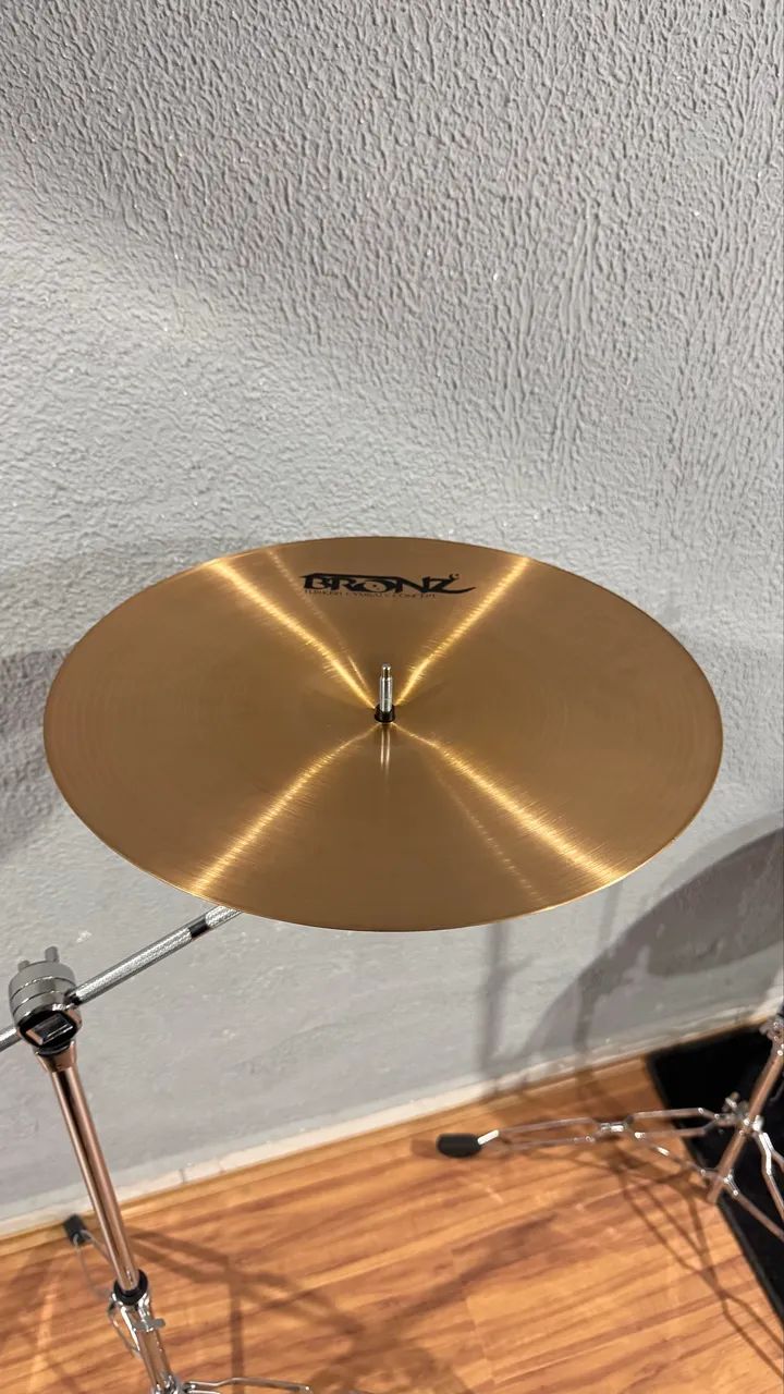 Prato Odery Bronz Projection Crash Ataque 16 Polegadas Bronze B10 - Foto 3