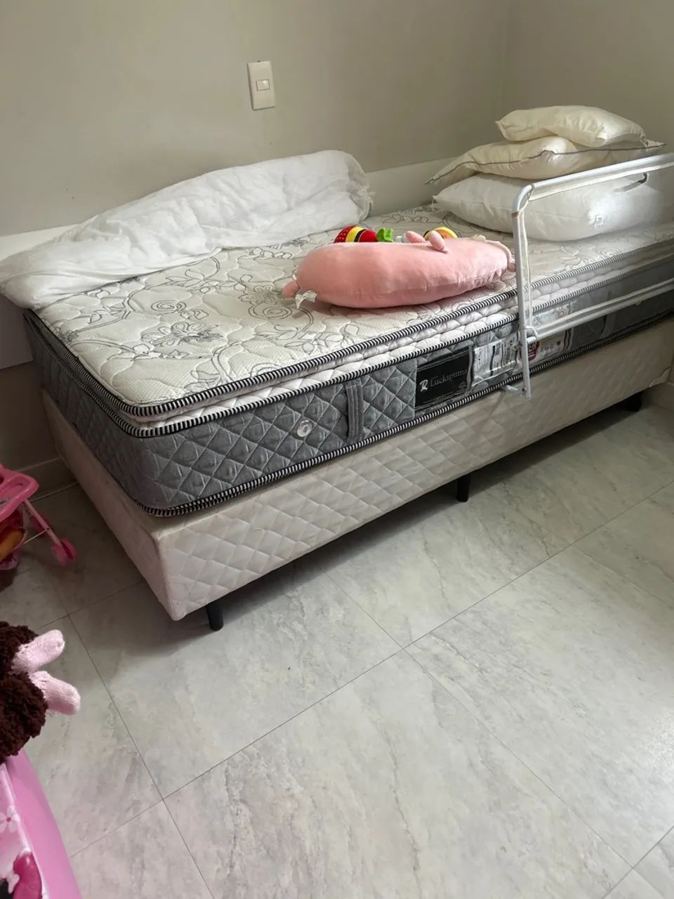 Cama box solteiro sem o colchão  - Foto 2