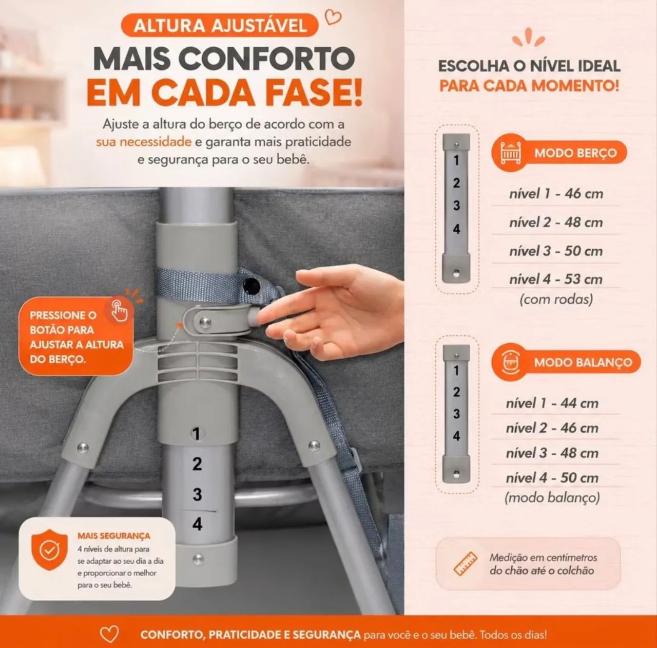 Berço portátil Moisés  - Foto 3