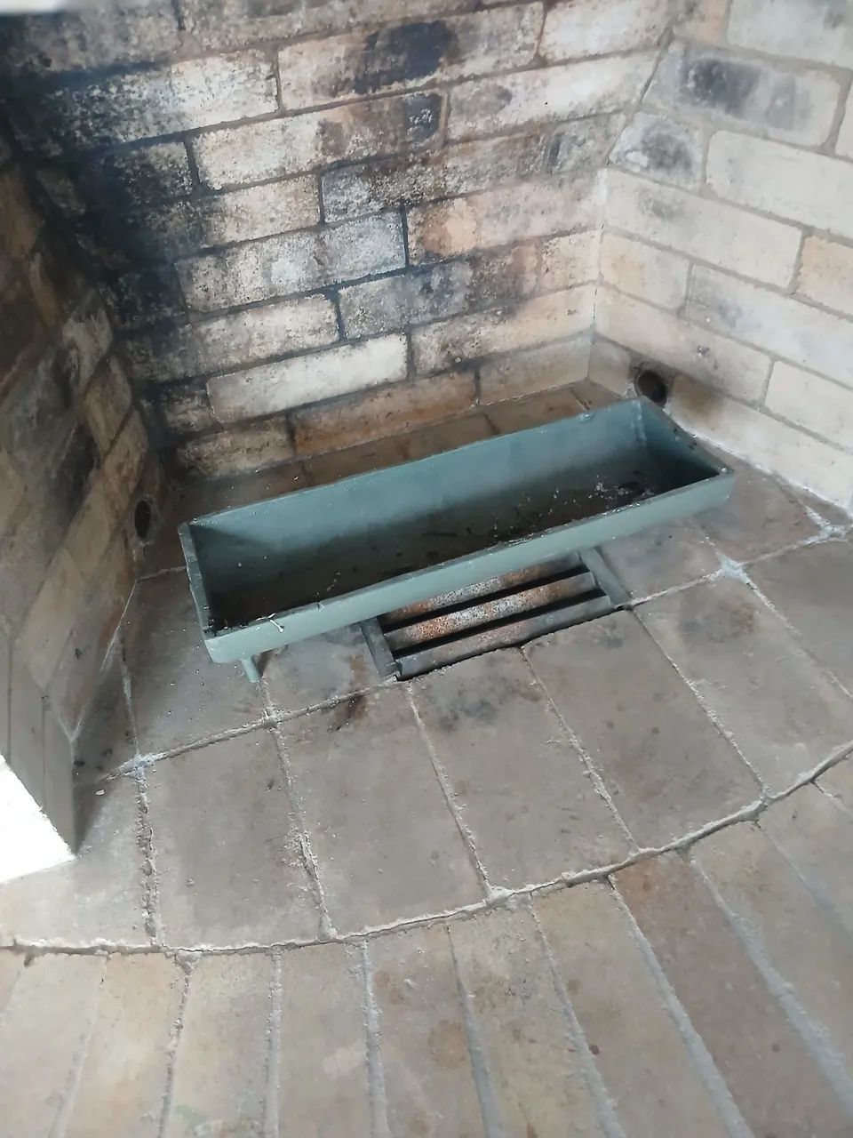 Porta cinzas  lareira