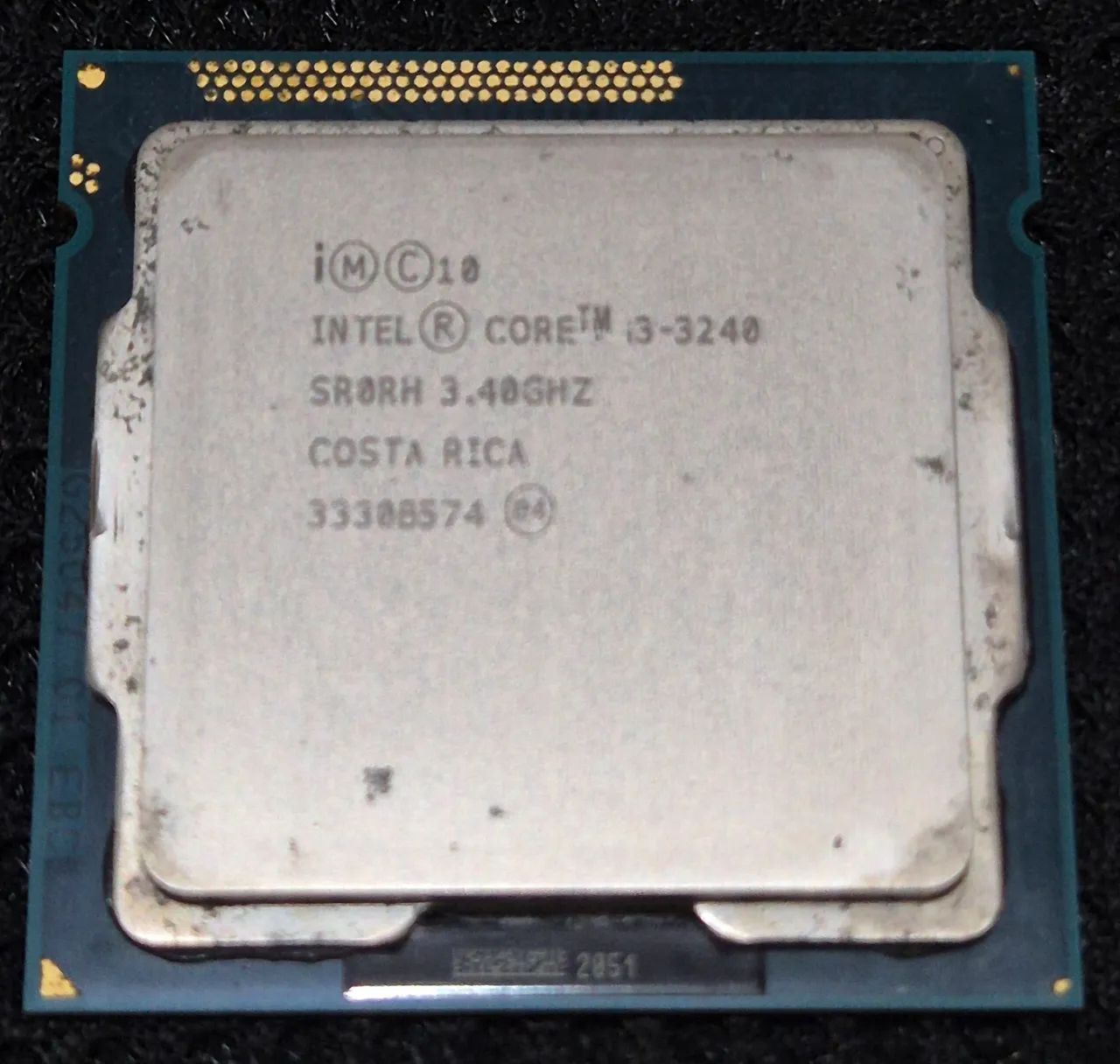 Processador (CPU) CORE I3 3240 3,4Ghz socket LGA1155 testado funcionando