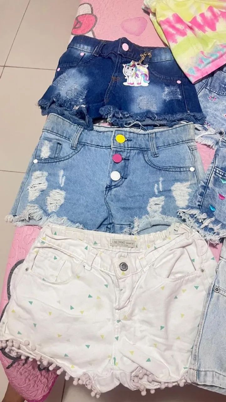 Vendo combo de shorts infantil - Foto 3