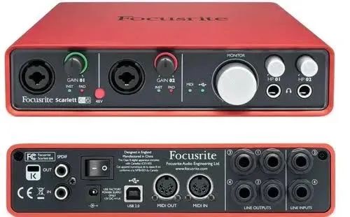 Monitores + placa de som - Foto 4