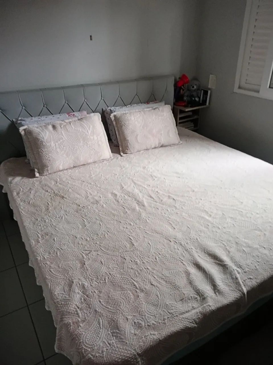 Cama de casal box baú com cabeceira king - Foto 2